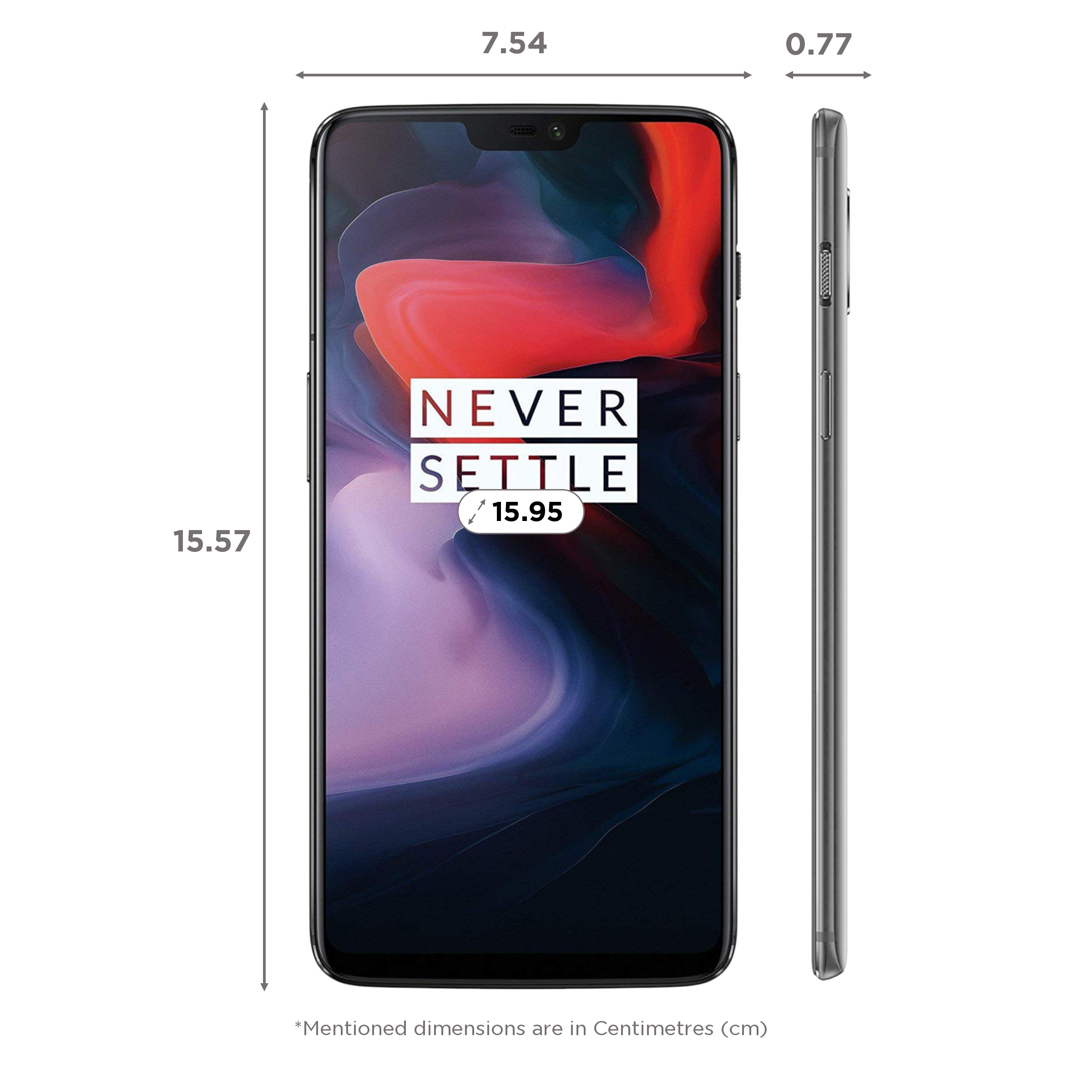 Buy Refurbished OnePlus 6 (6GB RAM, 64GB, Mirror Black